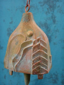 Paolo Soleri 23" Bronze Wind Bell - Unique Shape 3 Lb 5" Bell Bold Markings NEW - Picture 1 of 24