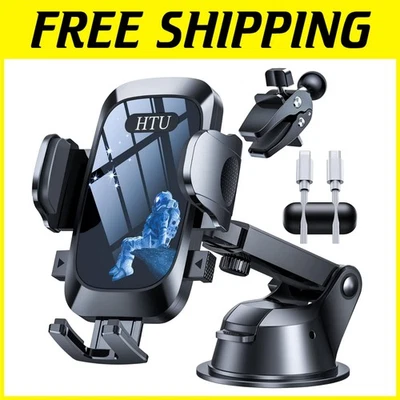 Military-Grade Car Phone Holder - Navy Blue - Image 1 of 4