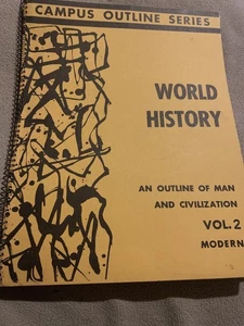 World History, An Outline Of Man And Civilization Vol.2 (1955) - Vintage College - Picture 1 of 12