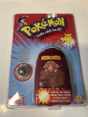 NUEVO 2000 Pokemon Coleccionistas Bolsa de Mármol Golem #76 Serie 2 Marvel Rapidash #78 Foto 1 de 4