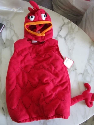 Disfraz Pottery Barn Niños Halloween Dr. Suess Pez Rojo 4 6 + Bolsa de golosinas Foto 1 de 4