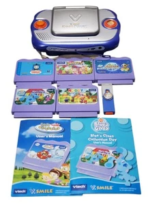 VTech V Smile Cyber Pocket Learning System With 5 Games & V Link USB TESTED - Picture 1 of 12
