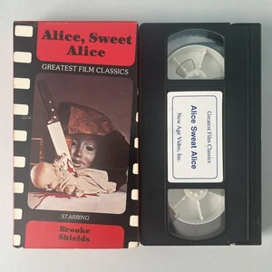 Alice Sweet Alice VHS 1976 New Age Video 1988 Brooke Shields Horror Slasher - Picture 1 of 4