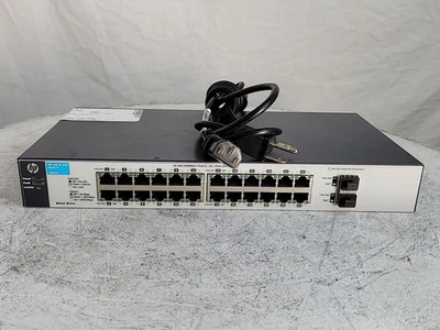 Conmutador Gigabit administrado web HP J9803A 1810-24G 24 puertos Foto 1 de 4
