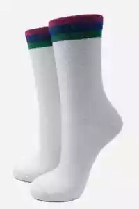 Sock Talk ankle socks - Various colours - Glitter sparkly, rainbow lurex shimmer - Picture 1 of 80