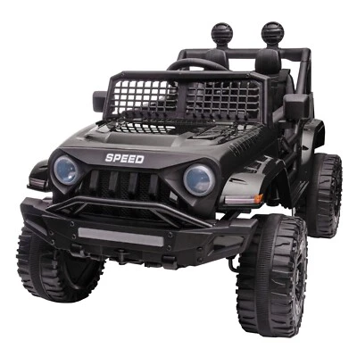 12V Kids Car Ride on Jeep 2*55W Motors Electric Battery Power Wheels with Remote - Image 1 of 4