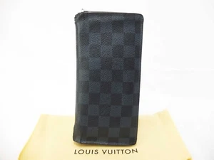 LOUIS VUITTON Damier Portafoglio Cobalto Brazza Pieghevole N63212 - Foto 1 di 12