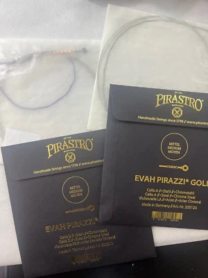Juego de cuerdas para violonchelo Pirastro Evah dorado tamaño 4/4 Foto 1 de 2