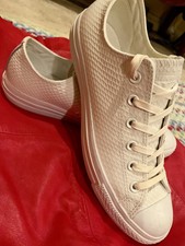 white snakeskin converse