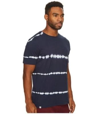 NUEVO CON ETIQUETAS PARA HOMBRE CAPITÁN ALE TIE DYE CHICO $40 Indigo 100% algodón  Foto 1 de 2