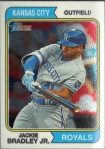 2023 Topps Heritage High Chrome #583 Jackie Bradley Jr 235/999 Royals - Bild 1 von 1