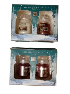 Wickford & Co Doppelpack (104g) Weihnachten Duftglas Kerze festlich Geschenkset - Bild 1 von 10