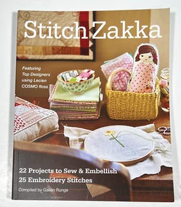 Stitch Zakka 22 Projects to Sew and Embellish Compilation of Contemporary Artist - Imagen 1 de 3
