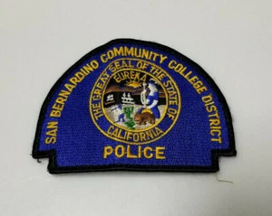 Police Security Patch San Bernardino Community College District Police - Picture 1 of 2