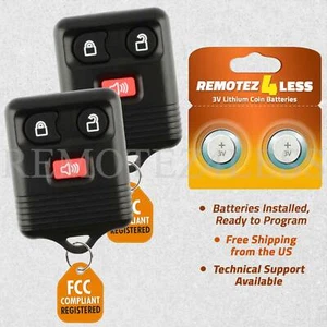 2 For 2005 2006 2007 2008 2009 2010 2011 Ford F150 F250 F350 Car Remote Key Fob - Picture 1 of 1