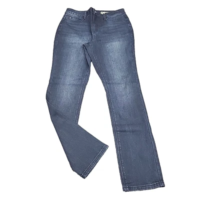 Laurie Felt Forever Denim Relaxed Easy Skinny Modern Jeans Size 4 Blue w Pockets - Image 1 of 4