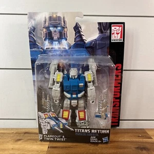 Transformers Generations Titans Return FLAMEOUT & TWIN TWIST New Ships Fast! - Picture 1 of 4
