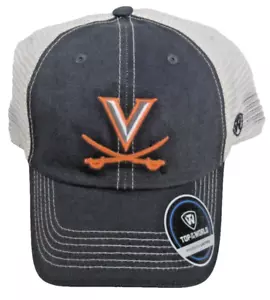 Virginia Cavaliers Multi-Color Adj Slouch Mesh Back Hat By Top of the World - Picture 1 of 4