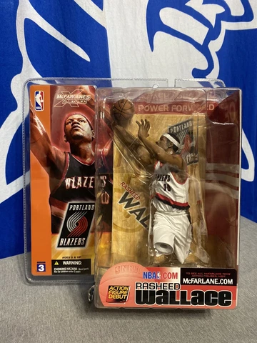 Rasheed Wallace McFarlane NBA SportsPicks Series 3 VARIANT White Jersey Figure Cover