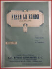 Spartito musicale Passa la Ronda di Tagliaferri versi T Gentili 1924 Gennarelli
