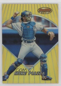 1996 Bowman's Best Previews Refractor Mike Piazza #BBP7 HOF