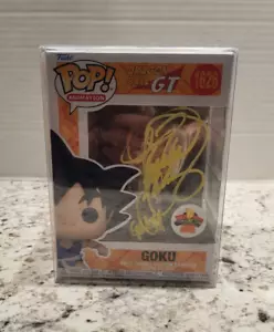 Goku 1626 Comic Con Funko Pop Animación Dragon Ball GT FIRMADO Autógrafo AMARILLO - Imagen 1 de 6