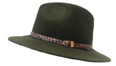 NITZSCHE FASHION GMBH & CO KG Herren Hut Wollhut Traveller Farbauswahl Herrenmützen Herrenhüte Strohhüte (T9)