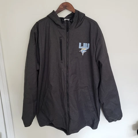 Adidas Climaproof Winter Jacket Parka Mens Size Large Long Island University Cover