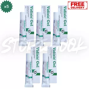 5x Gel Vidisic 10g Líquido Lagrimal en Gel Oftálmico Ojo Seco Envío Gratis - Imagen 1 de 6
