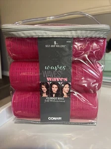 Conair Mega Self-Grip Rollers in Hot Pink, 9 Count Still In Original Packaging - Picture 1 of 6