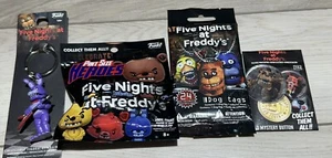 Funko Five Nights at Freddy's Pinback Button, Figure, Keychain, Dog Tag - RARE - Picture 1 of 2