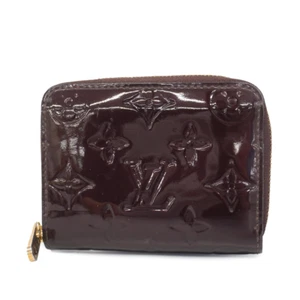 Louis Vuitton Monogram Vernis Zippy Coin Purse Amarante M93607 Card Wallet - Picture 1 of 14