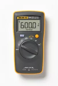 Fluke 101 F101 Digital Basic Pocket Digital Multimeter Meter AC DC Volt Tester - Bild 1 von 11