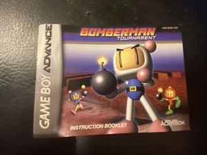 ***NINTENDO BOMBERMAN Tournament-GBA-Folleto de instrucciones-SOLO MANUAL*** - Imagen 1 de 2
