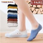 Non Slip Invisible Socks - Silicone Summer Solid Color Ankle Boat Sock 5Pairs