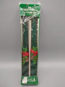 Robert Alan Candle Company Taper Candles Pine Cone Holly Swag 10” Sculpture Vtg - Picture 1 of 4