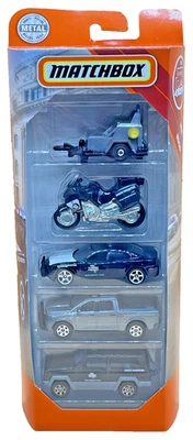 Matchbox Texas Patrol Pack – BMW Police Bike, SUV & Utility Trailer 2018 Scarce - Image 1 of 4