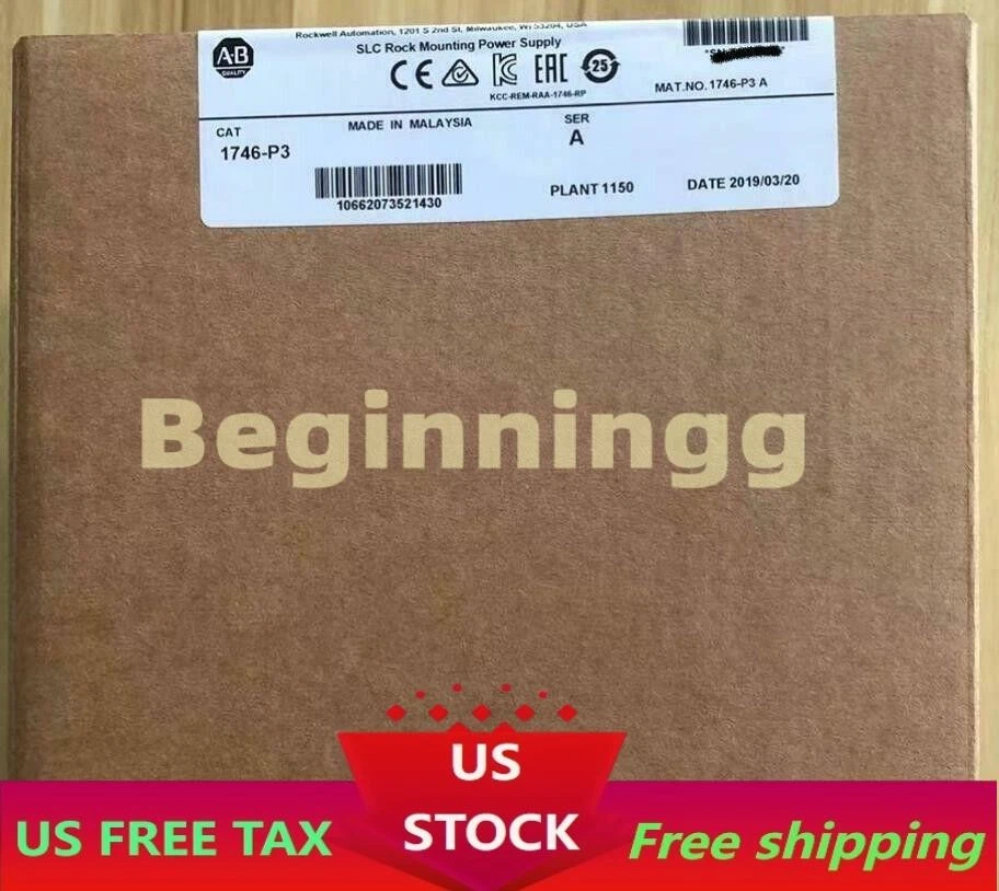 New Allen Bradley 1746-P3 SER A SLC 500 Power Supply Module AB 1746P3 - Image 1 of 1