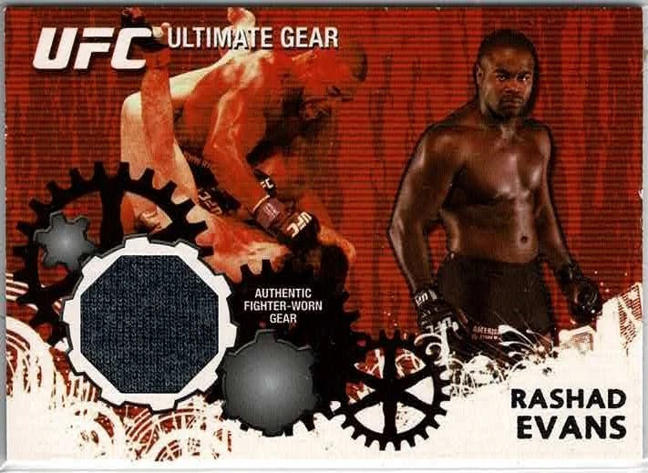2010 Topps UFC Series 4 Rashad Evans Ultimate Gear Relic Card No. UG-RE - Image 1 of 2