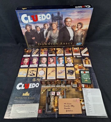 Cluedo Downton Abbey Edition Murder Mystery Board Game By Hasbro 2015 Complete - Image 1 of 4