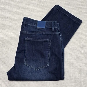 Mugsy Toasties Jeans Men's 36x30 Blue Flannel Lined Dark Wash Stretch FLX6NFFU - Picture 1 of 13