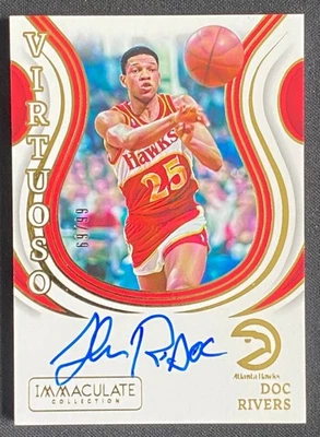 Doc Rivers 2023-24 Panini immaculate Virtuoso Autographs /99 #VA-DOC - Image 1 of 2