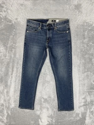 Volcom Jeans Men's 31* Blue Vorta Slim Straight Flex Denim Pants Casual - Image 1 of 4