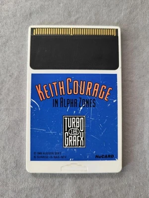 Keith Courage In Alpha Zones, TurboGrafx-16, Loose, Authentic! - Image 1 of 2