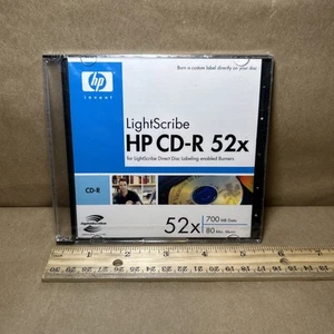 HP LightScribe HP CD-R 52x 700 MB disco multimediale vuoto nuovo sigillato - Foto 1 di 4