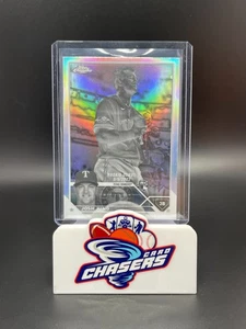 2023 Topps Chrome Update Debut Negative Refractor Josh Jung #USC51 Rookie RC - Picture 1 of 2