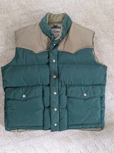 Vintage Men's XL Envoy Down Puffer Vest The Now Jacket 80s VTG - Picture 1 of 8