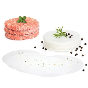 Round Parchment Paper Set for Hamburger - 1000 Air Fryer Liners for Tortilla ... - Picture 1 of 7