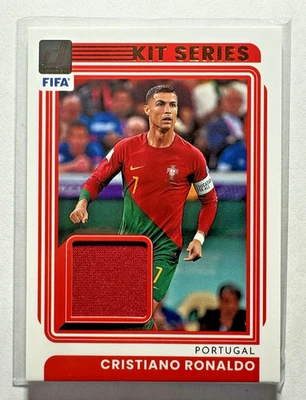 CRISTIANO RONALDO 2022 DONRUSS FIFA KIT SERIES PATCH PLAYER WORN SP cr7 portugal - Bild 1 von 2