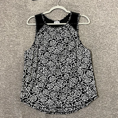 Camiseta sin mangas Lululemon para mujer talla 6 malla/impresión floral ropa deportiva Foto 1 de 4